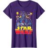 image:imageStar Wars Darth Vader Retro Sith Lord Graphic TShirt TShirtPurple