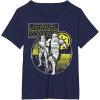 image:imageStar Wars Imperial Stormtroopers Retro Stripes TShirt TShirtNavy Blue