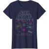 image:imageStar Wars Retro Video Game Logo TShirtNavy Blue