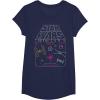 image:imageStar Wars Retro Video Game Logo TShirtNavy Blue