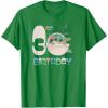 image:imageStar Wars The Mandalorian Grogu 3rd Birthday Sketch TShirtKelly Green
