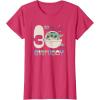 image:imageStar Wars The Mandalorian Grogu 3rd Birthday Sketch TShirtRed Heather
