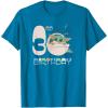 image:imageStar Wars The Mandalorian Grogu 3rd Birthday Sketch TShirtSapphire Blue