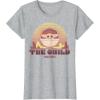 image:imageStar Wars The Mandalorian The Child Retro Line Portrait TShirtHeather Grey