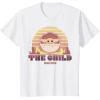 image:imageStar Wars The Mandalorian The Child Retro Line Portrait TShirtWhite