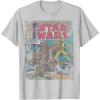 image:imageStar Wars Chewbacca Wookiee Win Retro Comic Cover TShirtSilver Grey
