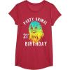 image:imageStar Wars Chewie Party Animal 21st Birthday Color Portrait TShirtRed Heather