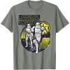 image:imageStar Wars Imperial Stormtroopers Retro Stripes TShirt TShirtOlive Heather