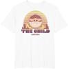 image:imageStar Wars The Mandalorian The Child Retro Line Portrait TShirtWhite