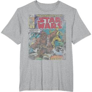image:imageStar Wars Chewbacca Wookiee Win Retro Comic Cover TShirtHeather Grey