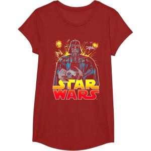 image:imageStar Wars Darth Vader Retro Sith Lord Graphic TShirt TShirtCranberry Red