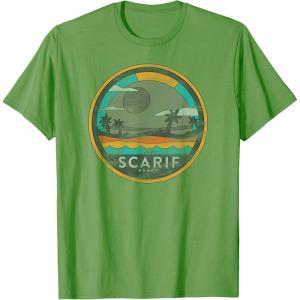 image:imageStar Wars Enjoy Scarif Beach Vacation Vintage TShirtGrass Green