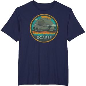 image:imageStar Wars Enjoy Scarif Beach Vacation Vintage TShirtNavy Blue