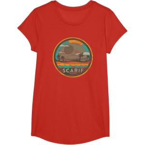 image:imageStar Wars Enjoy Scarif Beach Vacation Vintage TShirtRed
