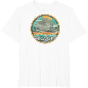 image:imageStar Wars Enjoy Scarif Beach Vacation Vintage TShirtWhite