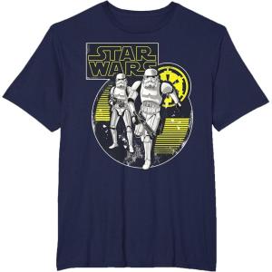 image:imageStar Wars Imperial Stormtroopers Retro Stripes TShirt TShirtNavy Blue
