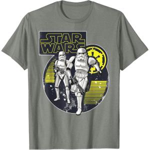 image:imageStar Wars Imperial Stormtroopers Retro Stripes TShirt TShirtOlive Heather