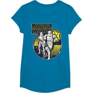 image:imageStar Wars Imperial Stormtroopers Retro Stripes TShirt TShirtSapphire Blue