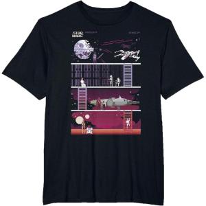 image:imageStar Wars Retro Video Game Theme TShirtBlack