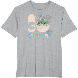 image:imageStar Wars The Mandalorian Grogu 3rd Birthday Sketch TShirtHeather Grey