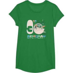 image:imageStar Wars The Mandalorian Grogu 3rd Birthday Sketch TShirtKelly Green
