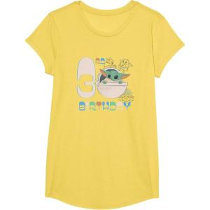 image:imageStar Wars The Mandalorian Grogu 3rd Birthday Sketch TShirtLemon Yellow