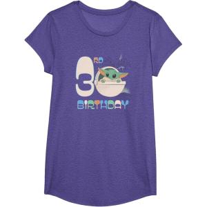 image:imageStar Wars The Mandalorian Grogu 3rd Birthday Sketch TShirtPurple Heather