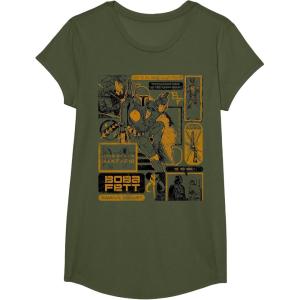image:imageStar Was Boba Fett Retro Mandalorian Poster TShirtOlive Green
