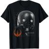 image:imageStar Wars Andor Rebel Droid Distressed Big Face Shot TShirtBlack