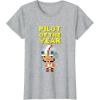 image:imageStar Wars Luke Skywalker Pilot Of The Year Pixel Chibi Logo TShirtHeather Grey