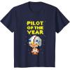 image:imageStar Wars Luke Skywalker Pilot Of The Year Pixel Chibi Logo TShirtNavy Blue
