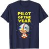 image:imageStar Wars Luke Skywalker Pilot Of The Year Pixel Chibi Logo TShirtNavy Blue