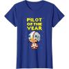 image:imageStar Wars Luke Skywalker Pilot Of The Year Pixel Chibi Logo TShirtRoyal Blue