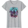 image:imageStar Wars Rainbow Paint Drip Distressed Dark Side TShirtHeather Grey