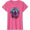 image:imageStar Wars Rainbow Paint Drip Distressed Dark Side TShirtPink Heather