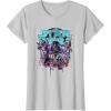 image:imageStar Wars Rainbow Paint Drip Distressed Dark Side TShirtSilver Grey