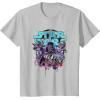 image:imageStar Wars Rainbow Paint Drip Distressed Dark Side TShirtSilver Grey