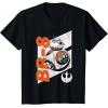 image:imageStar Wars The Force Awakens Distressed BB8 Rebel Droid TShirtBlack