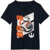 image:imageStar Wars The Force Awakens Distressed BB8 Rebel Droid TShirtBlack