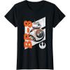 image:imageStar Wars The Force Awakens Distressed BB8 Rebel Droid TShirtBlack