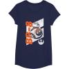 image:imageStar Wars The Force Awakens Distressed BB8 Rebel Droid TShirtNavy Blue