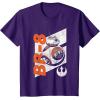 image:imageStar Wars The Force Awakens Distressed BB8 Rebel Droid TShirtPurple