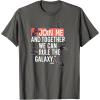image:imageStar Wars Together We Can Rule The Galaxy Chibi Vader Icons TShirtAsphalt Grey