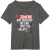 image:imageStar Wars Together We Can Rule The Galaxy Chibi Vader Icons TShirtAsphalt Grey