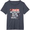 image:imageStar Wars Together We Can Rule The Galaxy Chibi Vader Icons TShirtHeather Blue