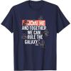 image:imageStar Wars Together We Can Rule The Galaxy Chibi Vader Icons TShirtNavy Blue