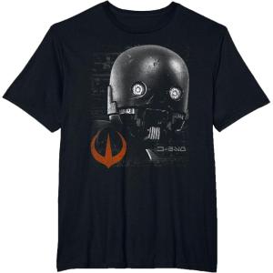 image:imageStar Wars Andor Rebel Droid Distressed Big Face Shot TShirtBlack