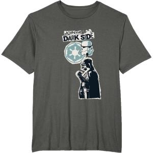 image:imageStar Wars Join The Darkside Darth Vader Forever Punk TShirtAsphalt Grey