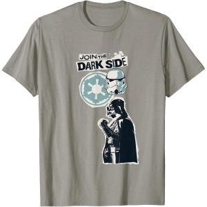 image:imageStar Wars Join The Darkside Darth Vader Forever Punk TShirtSlate Grey