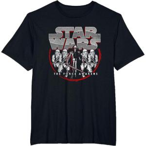 image:imageStar Wars The Force Awakens First Order Kylo Line Up TShirtBlack